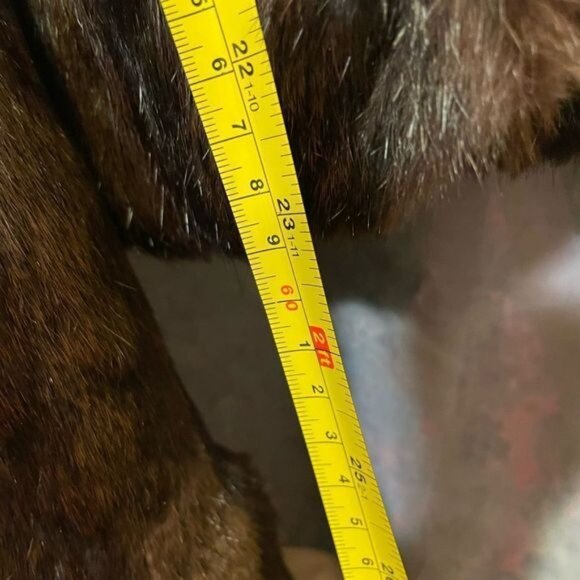 Vintage 1940’s Fur Brown and Black Fur Coat - Picture 10 of 15